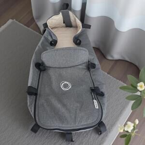 Bugaboo Cameleon Footmuff / Bassinet Fabric Gray – Stroller Insert – Clean